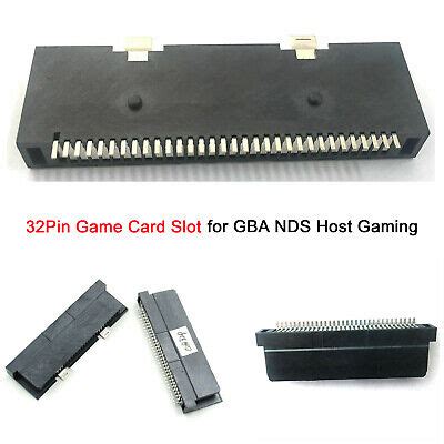 gaming slot cartridge|ASHATA 32Pin Game Cartridge Slot for DS NDSL GBA Console, .